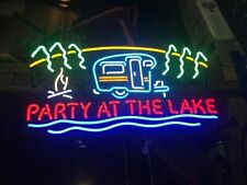 New Party At The Lake Neon Light Sign 24