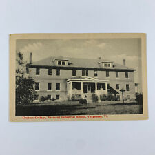 Postcard Vermont Vergennes VT Industrial School Graham Cottage 1920s picture