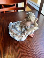 Lladro Spain Flamenco Dancer #5389 Deep In Thought Valencian Girl- No box picture