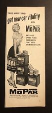 1950’s Mopar Car Parts Battery Spark Plugs Magazine Ad picture