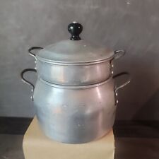 Vintage Wear-Ever Double Broiler 1950s Camp Cooking Clean  picture
