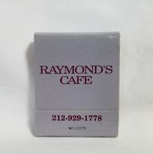 Vintage Raymond's Cafe Restaurant Matchbook New York City Advertising Full picture