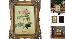  Vintage Picture Frame Antique Ornate Photo Frame Tabletop 5 x 7 Bronze Gold picture