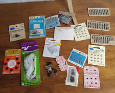 Vintage Sewing Notions Lot Hook & Eye Snaps Etc. picture