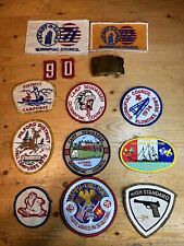 Lot of over 12 Boy Scout Troop Patches, Council Shoulder Patches, 1960s-1990s picture