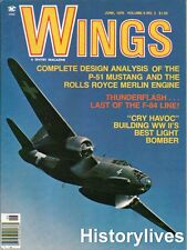 Wings V6 3 P-51 Mustang Rolls Royce Merlin Engine Havoc Bomber F-84 Thunderflash picture