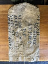 Canadian WW2 Large Duffle Bag Pattern 37 Marked With Soldier Info picture