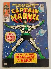Captain Marvel #1 VG+ Premier issue ~ 2nd App Of Carol Danvers 1968 Roy Thomas picture