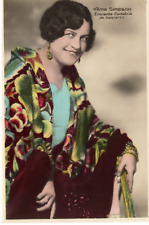 Postcard Alma Simpson Actress Pretty Woman Hand Colored RPPC c1909 9481 picture