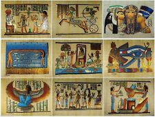 Set 20 PCS  Egyptian Papyrus Paper Original Hand Painted Ancient Pharaoh 30*40cm picture
