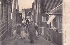 Women & Children on Street Volendam Holland Postcard pre 1907 picture