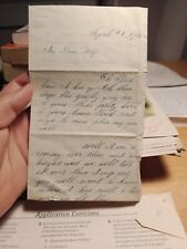 Rare 19th Century April Fools Antique Prank Letter picture