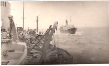 1940 WW2 Original Photo HMT Batory & RT Andes Ship WS2 Sea Convoy CORB Children picture