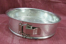 Vintage 1980's Norpro Springform Buckle Side Tin Cake Pan w Removable Bottom picture