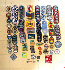 Vtg BSA Boy Cub Scout Scouting BSA Patches, Medal, etc  Mixed Lot of 140 pcs picture