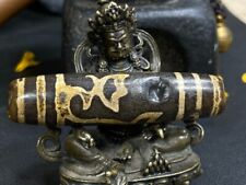 Tibetan Nepalese Himalayan Ancient agate Old Dzi Talisman  Eye Beads Amulet picture