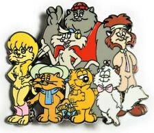 HEATHCLIFF Cat 80s Cartoon Comic Strip Fantasy Hat Jacket Tie Tack Lapel Pin picture