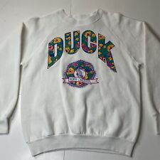 Vintage 90’s Sweatshirt Duck North Carolina 1993 F.G. INC Lightweight Thin RARE picture