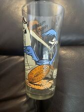 Vintage 1976 Pepsi Collector Series Glass Road Runner And Wile E Coyote picture