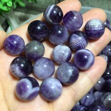 20pcs NATURAL Dream Amethyst Crystal ball sphere Gem Stone reiki healing 12-13mm picture