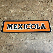 Original 1980’s  MEXICOLA Bumper Sticker 12” X 3.5” Vintage Ephemera JD picture