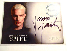 Spike The Complete Story - James Marsters Autograph Card A1 picture