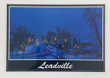 A Look at Harrison Avenue in Leadville Colorado during the Winter Postcard picture