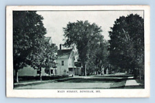 1907. BINGHAM, MAINE. MAIN ST. POSTCARD 1A37 picture