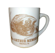 VINTAGE  Norfolk Virginia VA MacArthur Memorial Souvenir Coffee Mug Tea Cup  picture