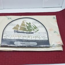 Empress Of China Round Tablecloth Vintage 65