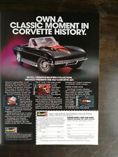 1967 Revell Dies Cast 427 Chevrolet Corvette Full Page Original Color Ad - CQW92 picture