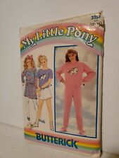 Vintage HTF 1985 My Little Pony Butterick Sewing Pattern 3353 Girls 12-14 Top picture