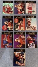 1995 Collect-a-Card COCA COLA Series 4🔥SANTA Insert/Chase Card Set S31-S40 (10) picture