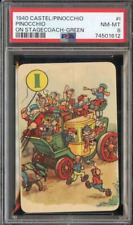 1940 CASTEL PINOCCHIO #I ON STAGECOACH -GREEN PSA 8 *DS15290 picture