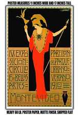 11x17 POSTER - 1910 IV Exhibition Circle F of Fine Arts Montevideo picture