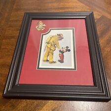 Mickey Mouse and Firefighter Disney World Picture 4x6 picture