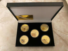 5Pcs Pokemon PikaChu Limited Edition Collectible Medals picture