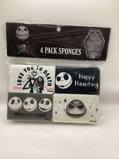 Disney Tim Burton's The Nightmare Before Christmas 4 Pack Cleaning Sponges TNBC picture