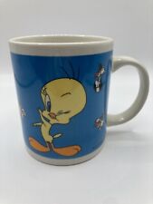 Vintage 1999 Warner Bros Looney Tunes Ceramic Tweety & Sylvester Coffee Cup Mug picture