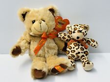 Reese's Peanut Butter Cup Teddy Bears Beige & Leopard Spotted Plush Toys Galerie picture