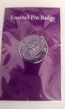 Official Royal Collection Platinum Jubilee Queen Elizabeth II Enamel Pin 2022 picture