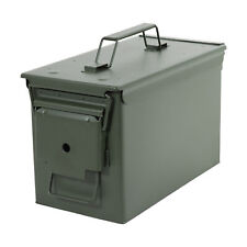 Redneck Convent Metal Ammo Storage Box - .50 Cal Green Locking Steel Ammo Can picture