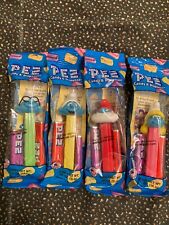 Retired Smurf  Pez Set on 7.5 Stems with Feet,China 2017 MIB  picture