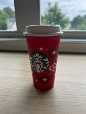 Starbucks 2023 Reusable Holiday Red Hot Cup 16oz Christmas Tumbler Grande NEW picture