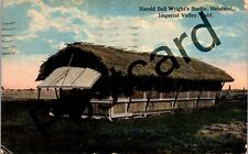 1923 IMPERIAL VALLEY CA, Harold Bell Wright's Studio, Meloland, postcard jj158 picture