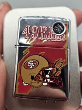 Vintage 1997 San Francisco 49ers NFL High Polish Chrome Zippo Lighter NEW  picture