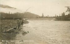 Postcard RPPC 1913 Oregon Grants Pass Rouge River Fishing Patton #16 OR24-3938 picture