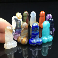 A lot of Natural mini Small Penis Quartz Crystal Massage wand Healing wholesale picture