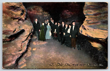 Main Hall Mark Twain Cave Hannibal Missouri MO Vintage Postcard picture