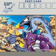 1998 Banpresto Pokémon Nidoking Charizard 0058 Mail Collection Anime Postcard picture